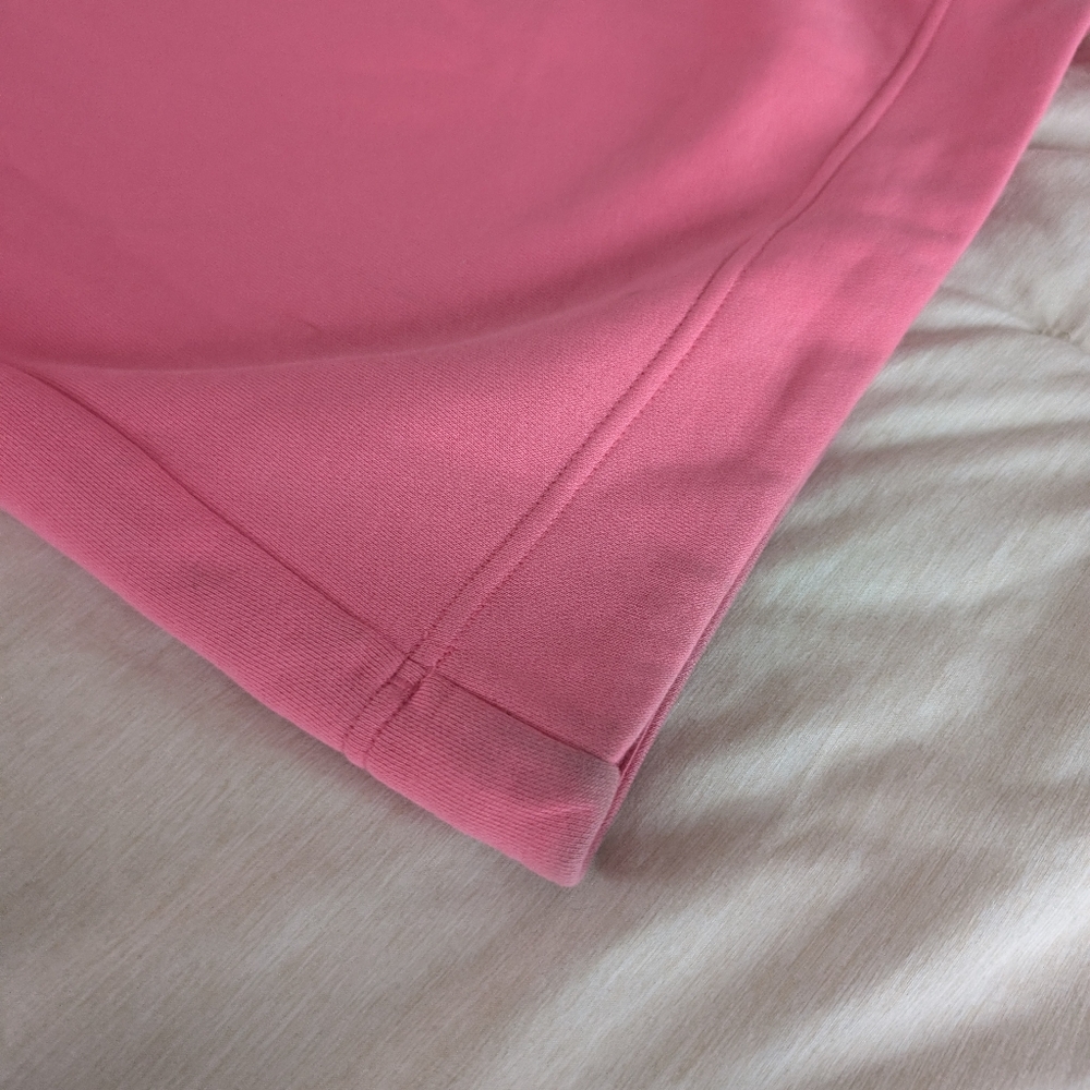 Adidas originals all szn fleece wide leg high waist pink sweats scuba large - Picture 4 of 10